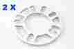 Spr-8-c-792 5x112 Autobahn88 Wheel Spacer Adaptor 8mm Thick Fit Acura Csx 5x120