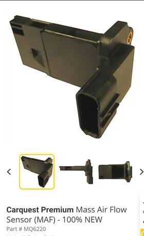 Mq6220 Carquest Mass Air Flow Sensor Honda Acura New