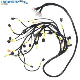 La1334028cm Labworkauto For Honda Crx Acura Rsx Integra K-swap Ek Eg K20 K24 Tucked Engine Harness