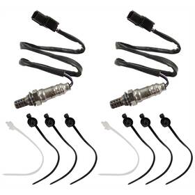 17356281 Perfect Fit Set Of 2 O2 Oxygen Sensors For Acura Mdx Honda Pilot Rlx Tlx Ridgeline Rdx Pair