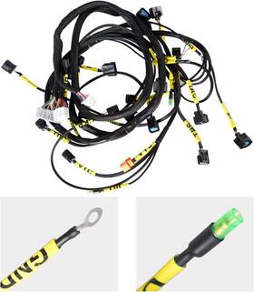Racing558 Racing Speed Autoparts K-series Tucked Engine Harness For Honda Acura K-swap Integra Crx Ek Eg K20 K24