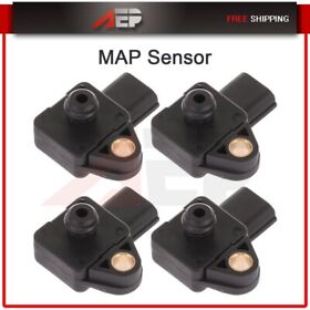 Ap82545201y Set Of 4 Fits Acura Integra Gs-r Sedan 4-door 1.8l Manifold Pressure Map Sensor