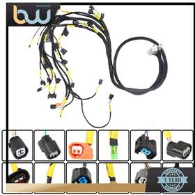 Bw655312th Tinvhy Tucked Engine Harness For 2002-2004 Honda Crx Acura Rsx Integra K20 K24 K-series