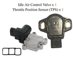 2 Pcs Idle Air Control Valve & Tps Sensor Fit Honda Accord 03-05 Element 03-06. Fixed Price $42.00.