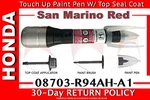 Genuine Oem Honda Touch Up Paint Pen R-94 San Marino Red. Fixed Price $15.34.