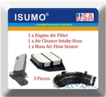 3PCS Mass Flow Sensor,air Intake Hose & Filter Fits:accord 08-12 L4 2.4L. Fixed Price $630.95.