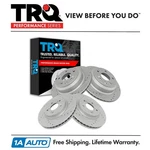 Trq Front & Rear Brake Rotors Set For 2005-2012 Acura Rl. Fixed Price $168.95.