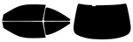 Diy Precut Premium 3M Ceramic Tint Kit Acura Cl 1997-03 All Windows. Fixed Price $98.00.