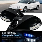 For 94-01 Acura Integra 2/3DR M-3 Style Gloss Black Led Manual Side Mirrors Pair. Fixed Price $49.95.