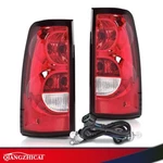 Red Tail Lights Brake Lamps W/bulb+harness Fit For 03-06 Chevy Silverado. Fixed Price $53.52.