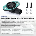 Tps Throttle Position Sensor Accelerator Switch For Honda Civic Acura Integra. Fixed Price $12.90.