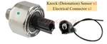 Knock Sensor W/connector Fit Acura Rdx Rsx Tsx Honda Accord Civic Cr-v Element. Fixed Price $22.00.