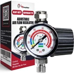 Air Regulator 1/4" Npt Diaphragm In-line Paint Gun Pressure Control Valve Gauge. Fixed Price $27.38.