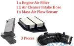 3PCS Mass Flow Sensor,air Intake Hose & Filter Fits:accord 08-12 L4 2.4L. Fixed Price $55.00.
