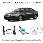 2007 08 Acura Tl Aftermarket Radio Wiring Diy Dash Kit Sub Amp & Nav Retention. Fixed Price $69.99.