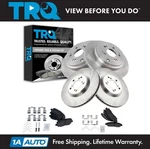 Trq Front & Rear Posi Ceramic Disc Brake Pad Rotor Kit For Honda Pilot. Fixed Price $258.95.